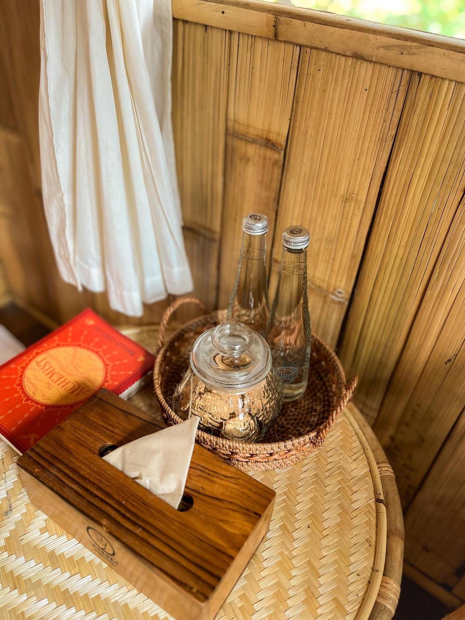 Kawig Bamboo House - Ricefield View, Eco Bamboo Home Tampaksiring ภายนอก รูปภาพ