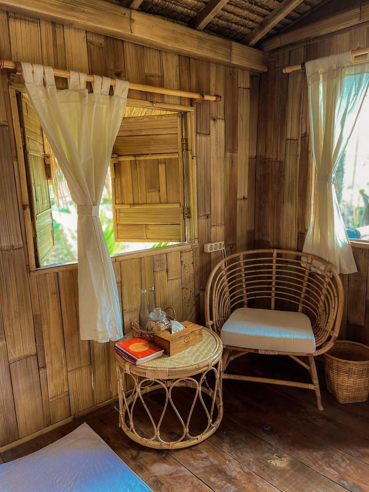Kawig Bamboo House - Ricefield View, Eco Bamboo Home Tampaksiring ภายนอก รูปภาพ