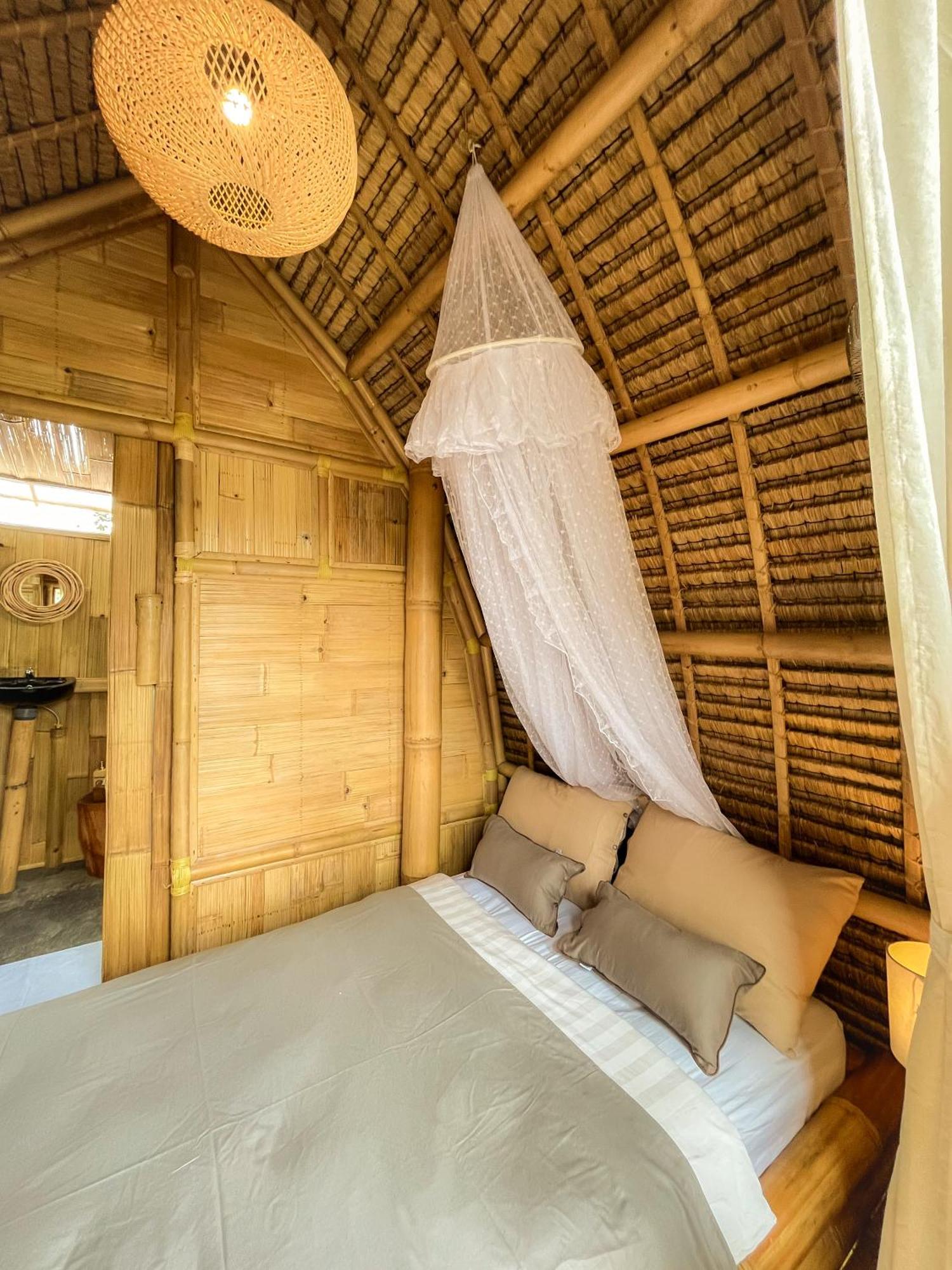 Kawig Bamboo House - Ricefield View, Eco Bamboo Home Tampaksiring ภายนอก รูปภาพ