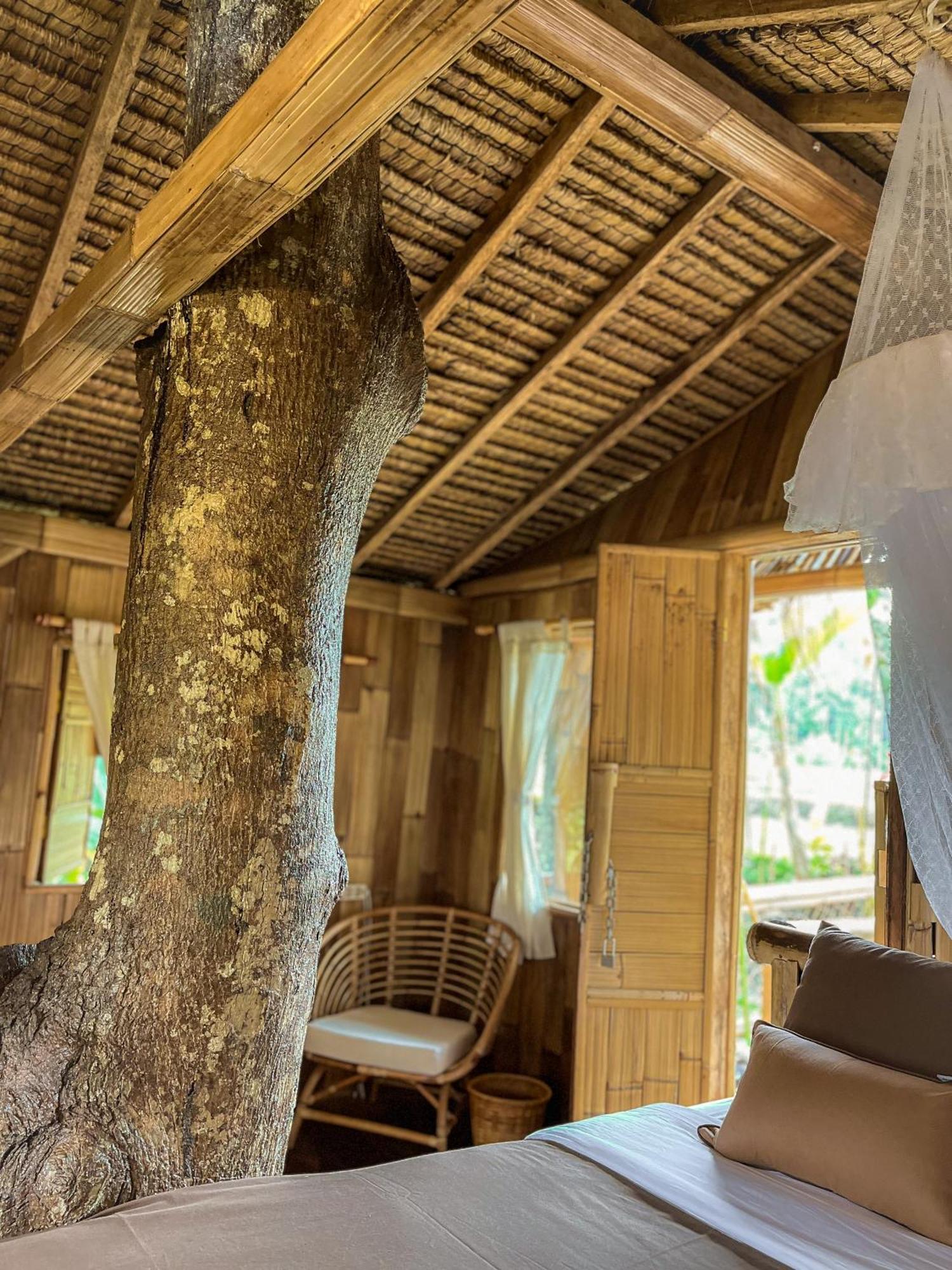Kawig Bamboo House - Ricefield View, Eco Bamboo Home Tampaksiring ภายนอก รูปภาพ
