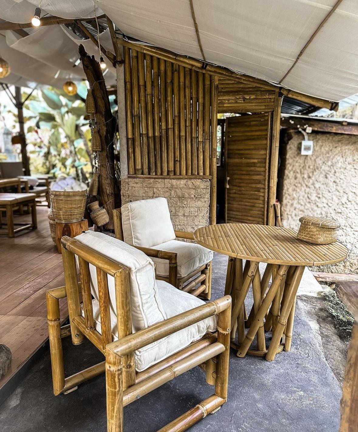 Kawig Bamboo House - Ricefield View, Eco Bamboo Home Tampaksiring ภายนอก รูปภาพ